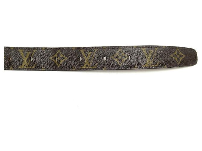 GURT LOUIS VUITTON T95 CANVAS GÜRTEL BRAUNES MONOGRAMM CANVAS ELLIPSE - Ansicht 7