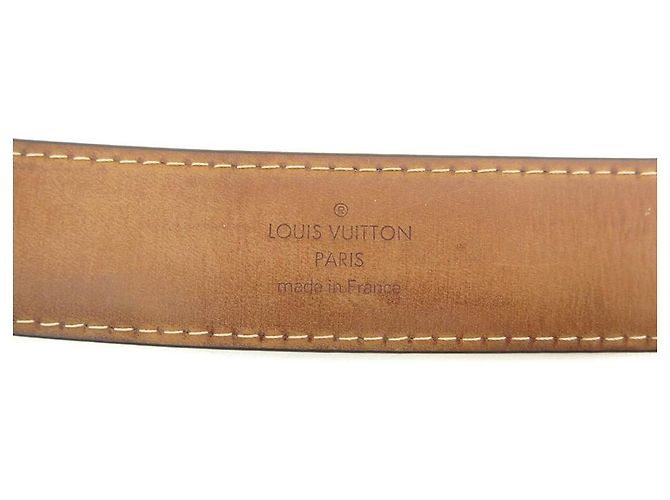 GURT LOUIS VUITTON T95 CANVAS GÜRTEL BRAUNES MONOGRAMM CANVAS ELLIPSE - Ansicht 9