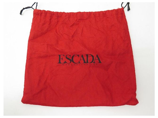 NUOVA BORSA A TRACOLLA ESCADA BORSA A MANO IN CAMOSCIO CAMOSCIO VERDE E NERO - vista 13