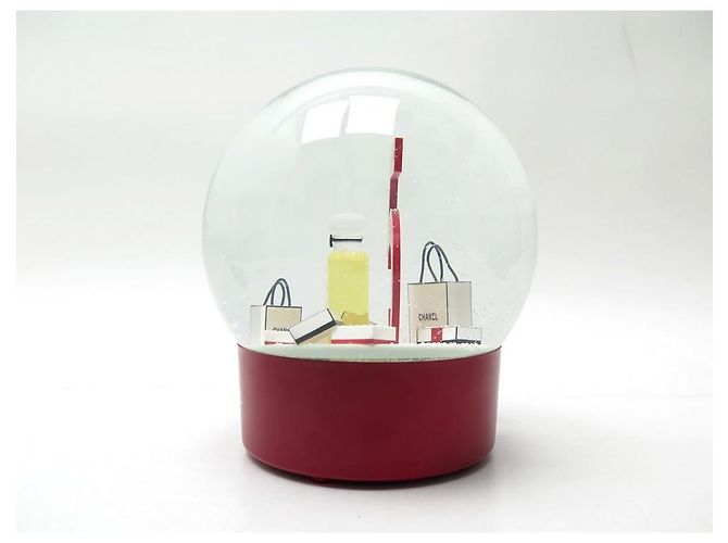 NINE CHANEL PARFUM NUMMER SCHNEEBALL 5 GROSSES ROTES USB-AUFLADBARES MODELL - Ansicht 2