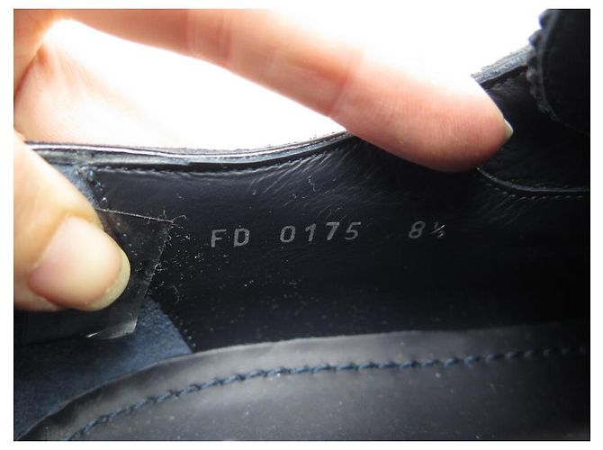 NUOVE SCARPE LOUIS VUITTON DERBY CAMPUS 8.5 42.5 NUOVE SCARPE BLU CAMOSCIO - vista 7