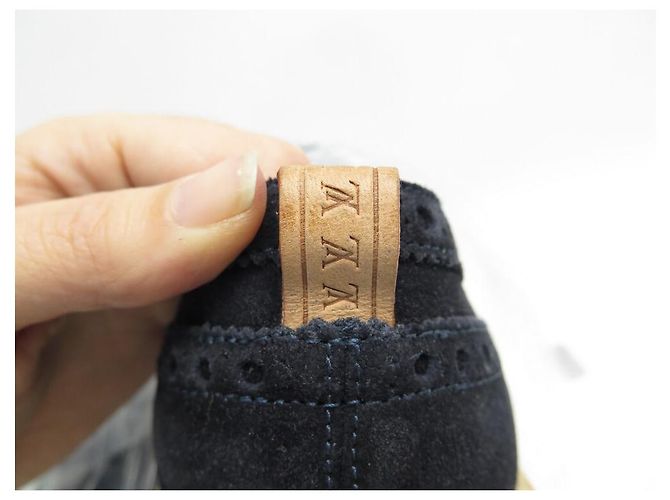 NUOVE SCARPE LOUIS VUITTON DERBY CAMPUS 8.5 42.5 NUOVE SCARPE BLU CAMOSCIO - vista 8