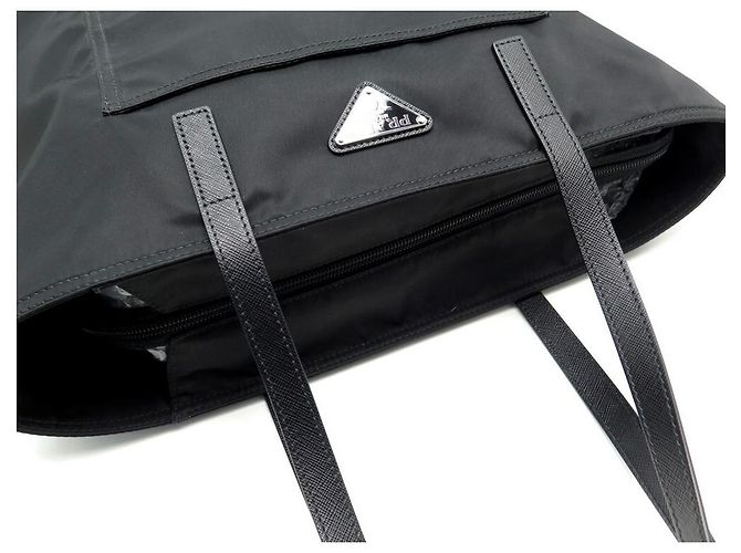 NUOVA BORSA A MANO PRADA CABAS tote 1BG052 BORSA NUOVA IN NYLON NERO - vista 5
