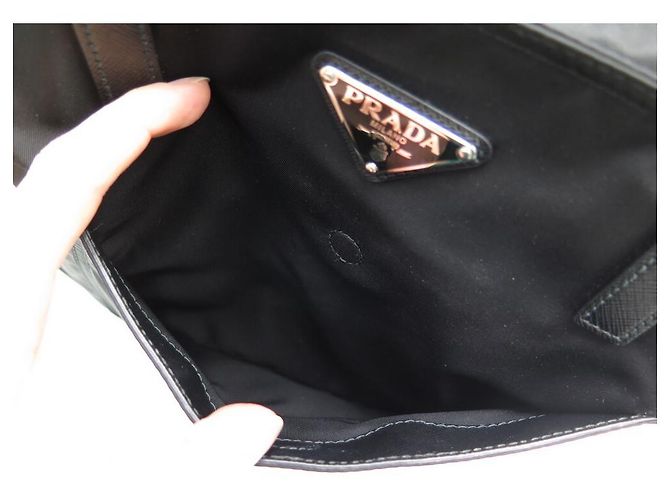 NUOVA BORSA A MANO PRADA CABAS tote 1BG052 BORSA NUOVA IN NYLON NERO - vista 7