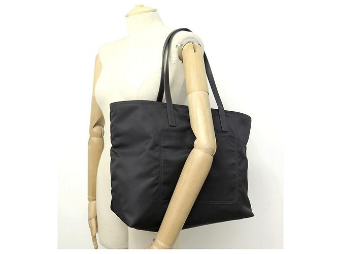 NUOVA BORSA A MANO PRADA CABAS tote 1BG052 BORSA NUOVA IN NYLON NERO - vista 8