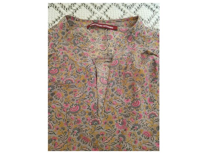 Comptoir Des Cotonniers Beiges Blumen Minikleid - Ansicht 5