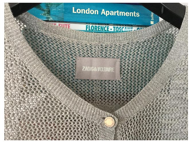CHALECO ZADIG & VOLTAIRE PLATA - vista 2
