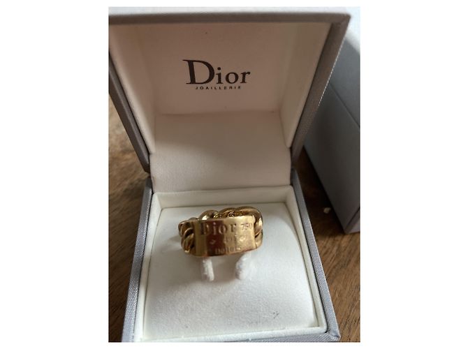 Dior Gourmette Ring Gelbgold Größe 49 Gold hardware - Ansicht 13