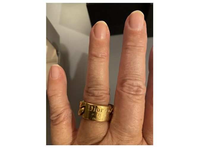 Dior Gourmette Ring Gelbgold Größe 49 Gold hardware - Ansicht 5