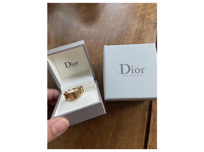 Dior Gourmette Ring Gelbgold Größe 49 Gold hardware - Ansicht 8