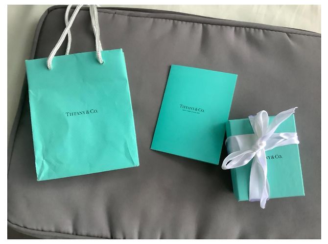 Tiffany & Co pulseira de coração turquesa - vista 4