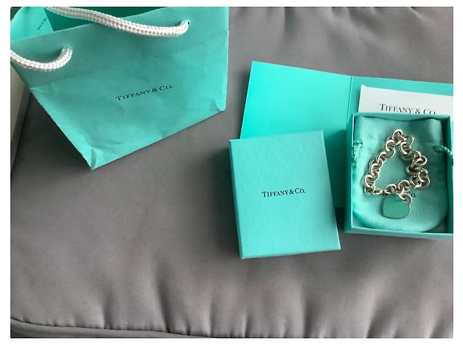 Tiffany & Co pulseira de coração turquesa - vista 7