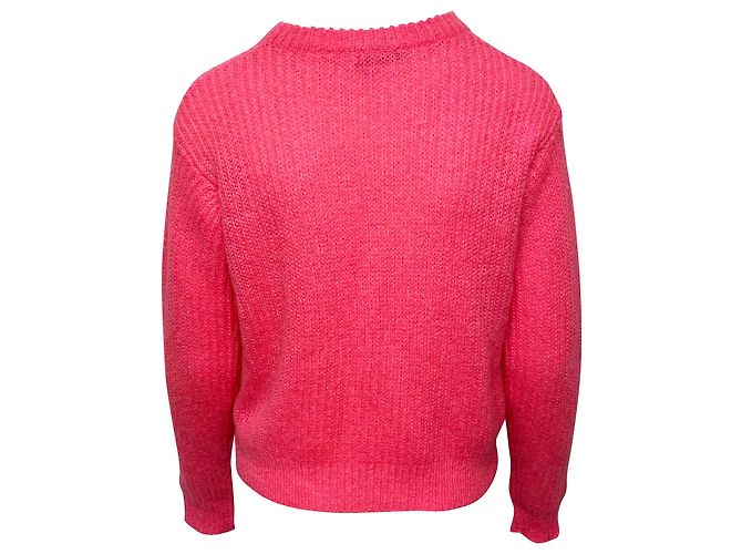 T by Alexander Wang Strickpullover aus rosa Acryl - Ansicht 2