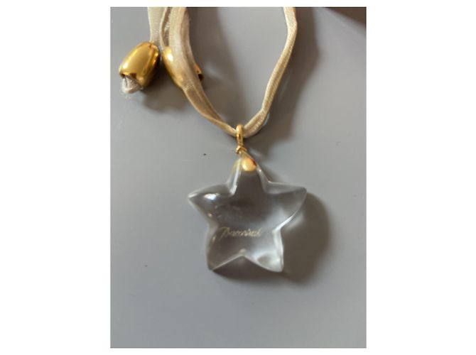Collana con pendente Baccarat Stella di cristallo Oro Gold hardware - vista 2