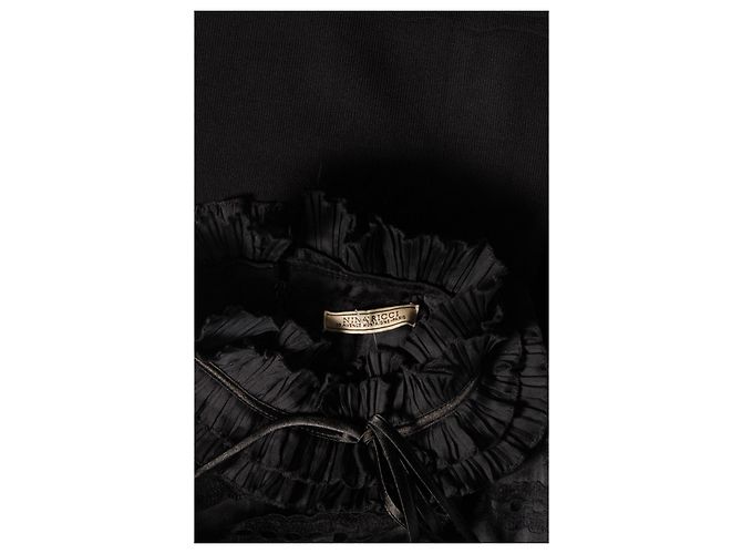 Abito midi nero Nina Ricci - vista 3