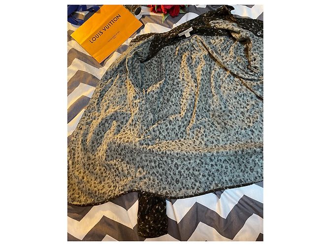 Jaqueta Burberry Brit de veludo de algodão bege camuflagem leopardo Marrom Caqui - vista 12