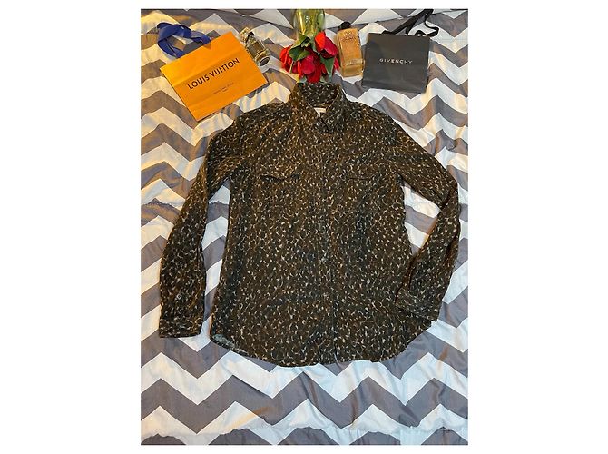 Jaqueta Burberry Brit de veludo de algodão bege camuflagem leopardo Marrom Caqui - vista 2