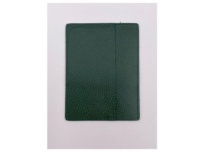 ROLEX GREEN LEATHER CARD HOLDER - view 2