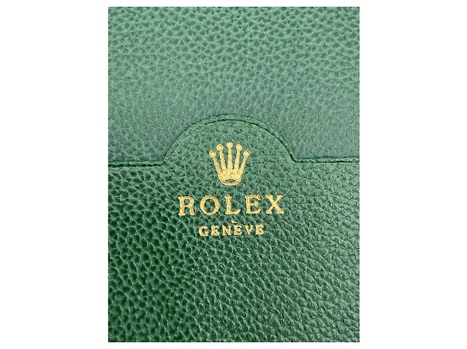 ROLEX GREEN LEATHER CARD HOLDER - view 3