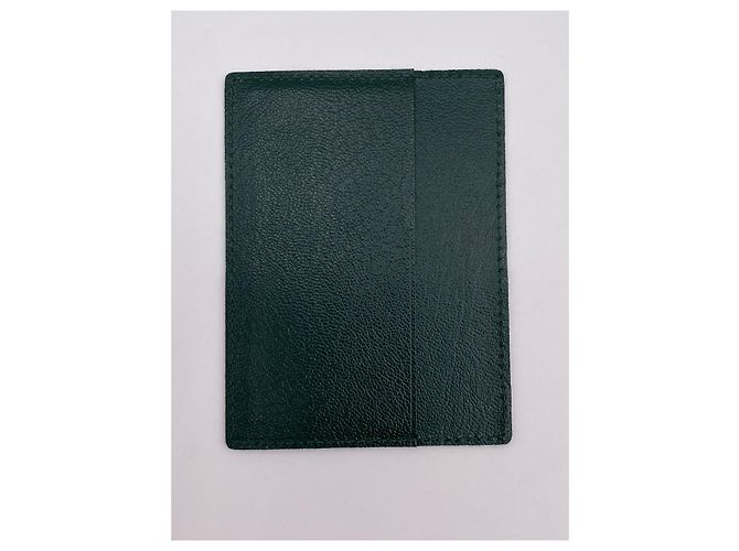 ROLEX GREEN LEATHER CARD HOLDER - view 2