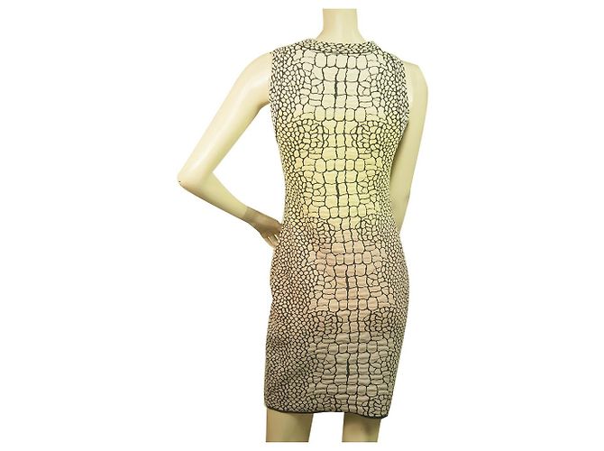 M Missoni Multicolor Crocodile Pattern Ärmelloses, figurbetontes Mini-Kleid 40 Mehrfarben - Ansicht 2
