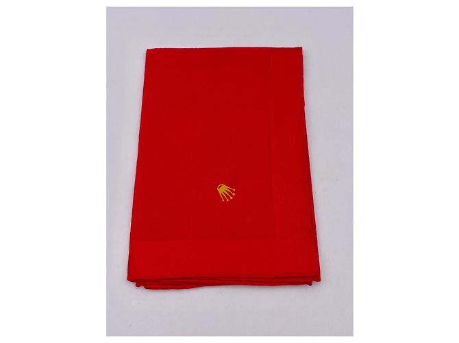 Rolex fazzoletto 100% cotone rosso nuovo - vista 2