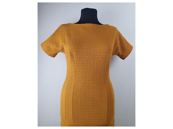 Vestido Ganni Rrs. Robinson Amarillo - vista 2
