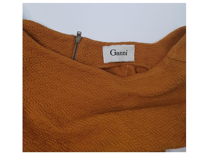 Vestido Ganni Rrs. Robinson Amarillo - vista 5