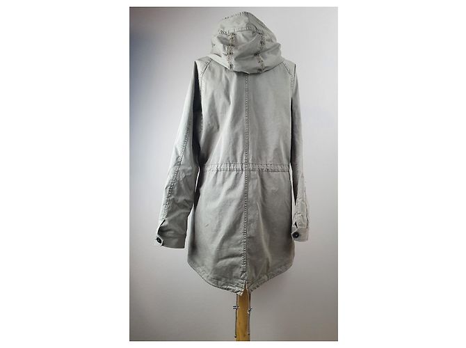 Blonde No.8 Chaqueta Parka de Algodón Gris - Ansicht 3