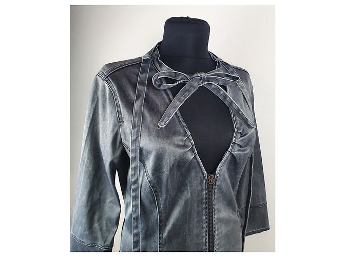 Diesel Kleid Grau - Ansicht 3
