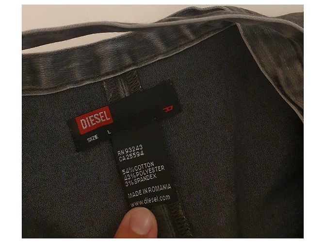 Diesel Kleid Grau - Ansicht 7