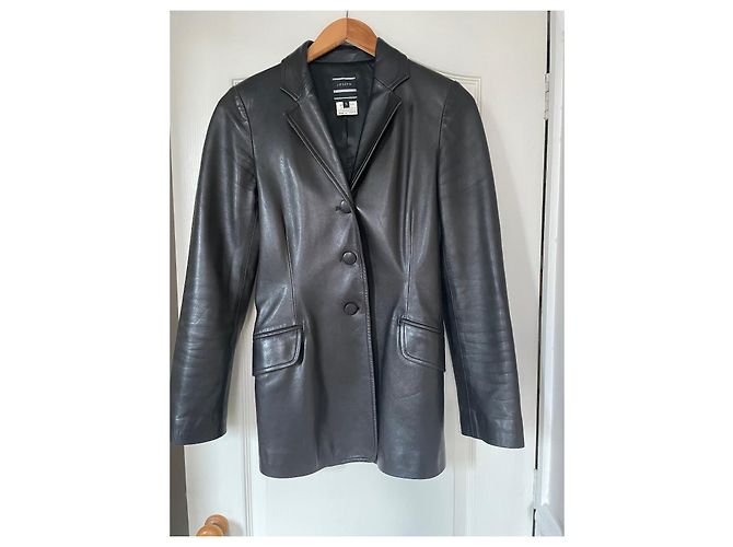 Joseph Lederjacke Dunkelbraun - Ansicht 2