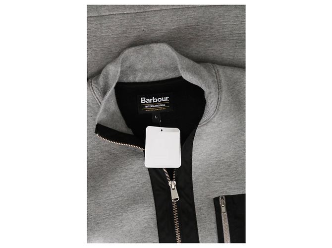 Barbour Jacke Grau Melange Schwarz - Ansicht 3