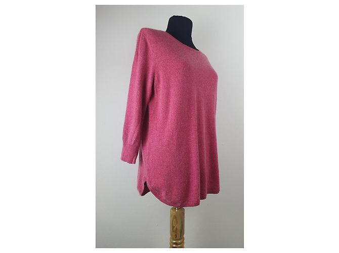 Suéter Peter Hahn de cashmere e seda rosa - vista 2