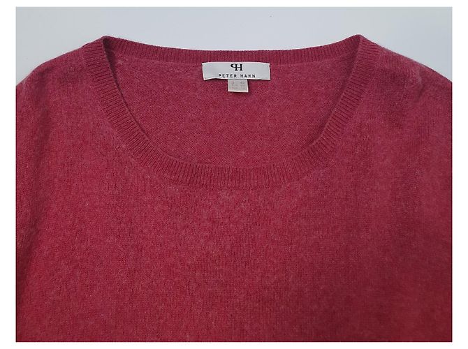 Suéter Peter Hahn de cashmere e seda rosa - vista 4