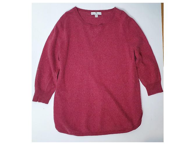 Suéter Peter Hahn de cashmere e seda rosa - vista 5