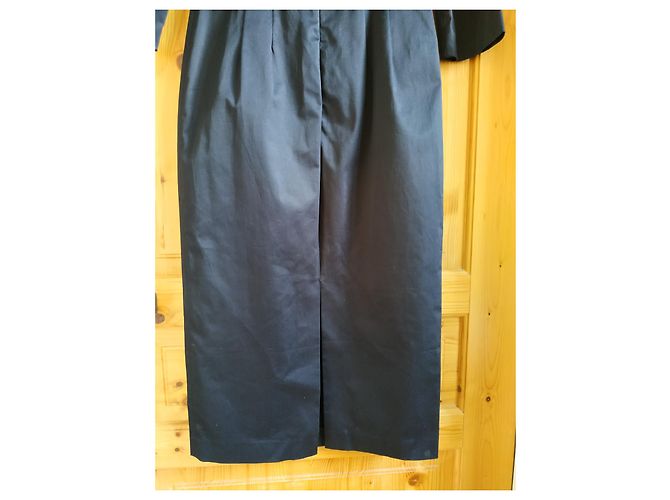 Autre Marque Ultra'Chic Etuikleid aus Baumwollpopeline Mitternachtsblau Marineblau - vista 5