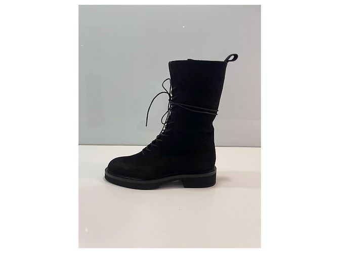 Botas Khaite Conley en ante negro - vista 2