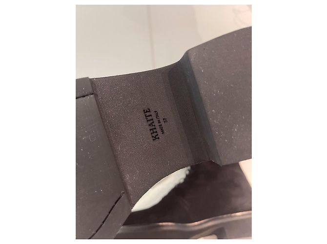 Botas Khaite Conley en ante negro - vista 6