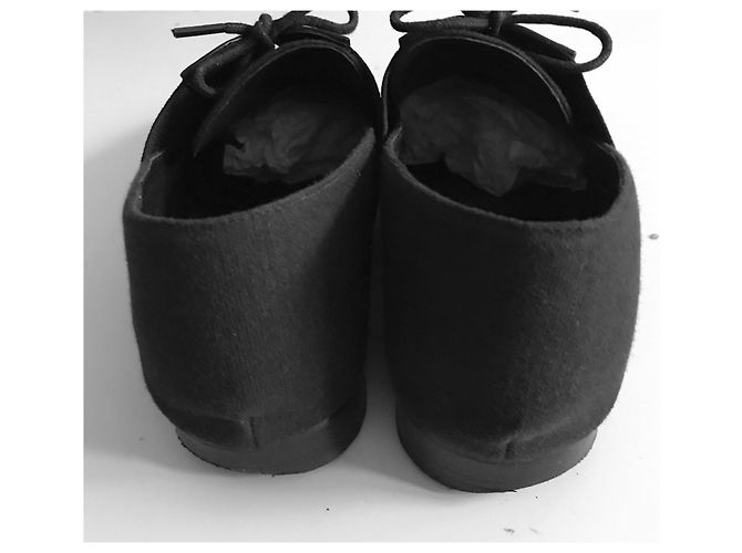 Chanel Uniform-Oxford-Schnürschuhe Schwarz - Ansicht 8