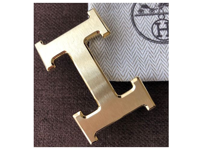 Constance Fibbia per cintura Hermès modello H oro D'oro - vista 3