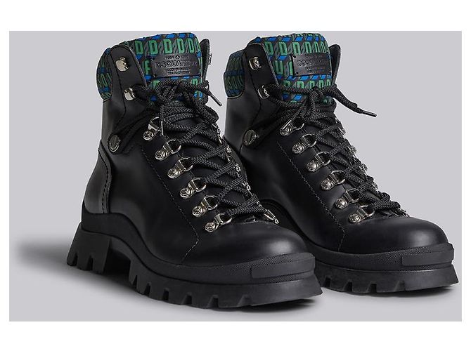 Dsquared2 Monogram Tank Hiking Ankle Boots - view 2