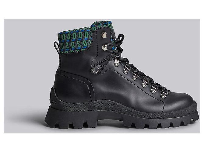 Dsquared2 Monogram Tank Hiking Ankle Boots - view 3