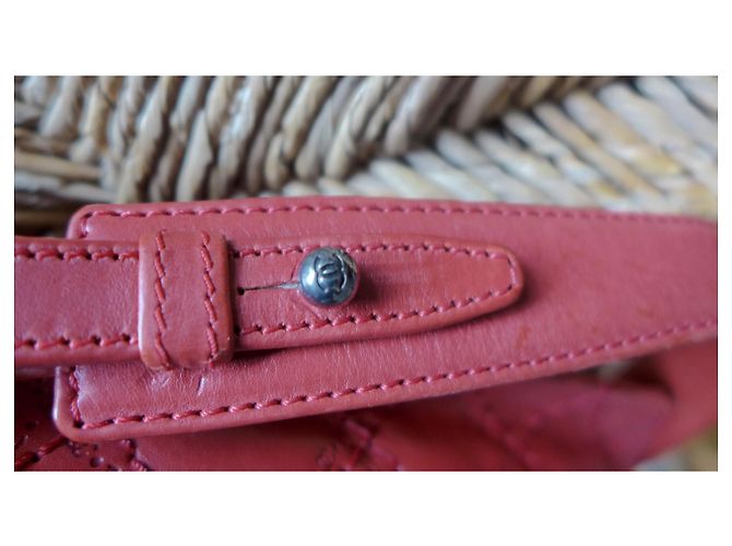 Chanel 2.55 Jumbo Sonderedition rote Leder Handtasche - Ansicht 4