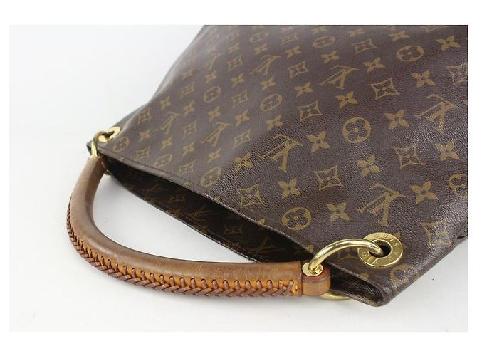 Louis Vuitton Monogram Artsy MM Borsa Hobo Manico Intrecciato - vista 8
