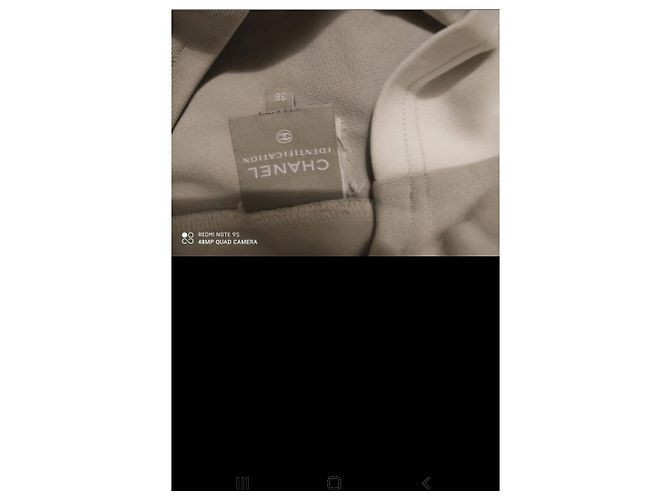 Chanel Oberteil weiß aus Polyester - Ansicht 2