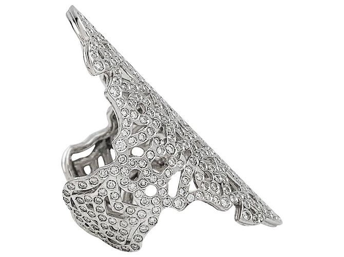 Anello Repossi "Maure" in oro bianco e diamanti. - vista 4