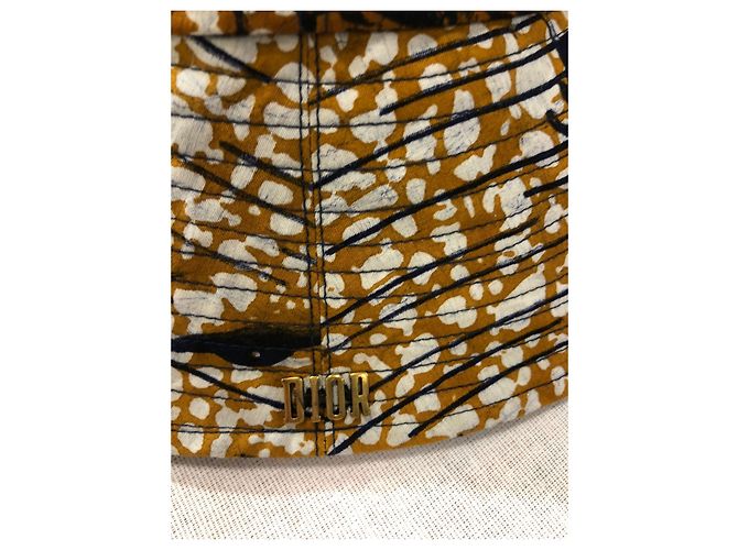 Cappello Dior Cruise 2020 reversibile effetto cera Multicolore - vista 4