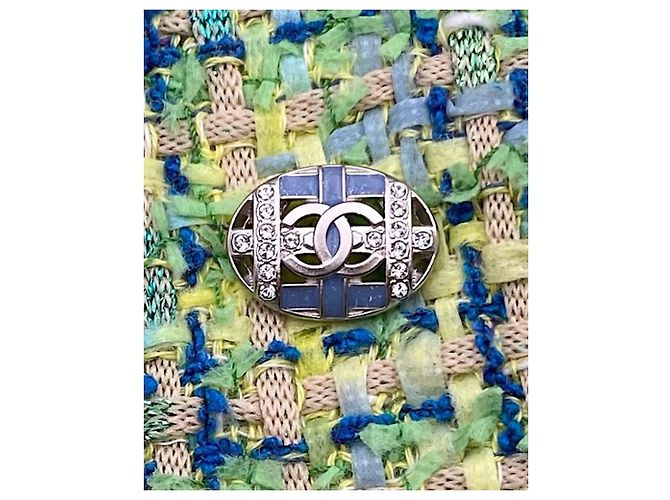 Chanel 2019 mono corto de tweed verde lima - vista 6