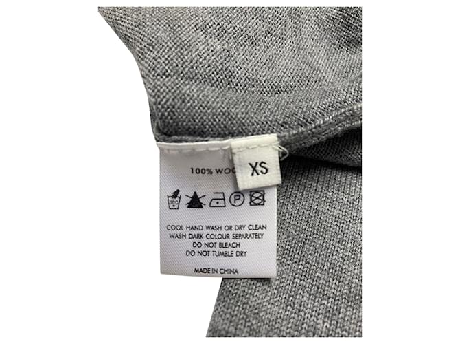 Bella Freud – Kirschbombenpullover aus grauer Wolle - Ansicht 4
